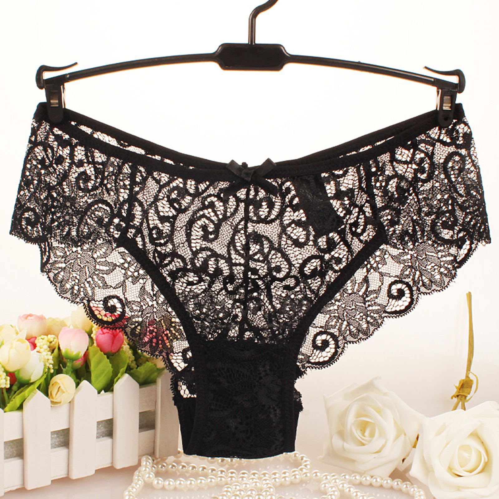 Lidudu Female Briefs Woman Sexy Lace Panties Underwear For Women Breathable Hollow Panties Briefs Sexy Lace Underpants труси жіночі