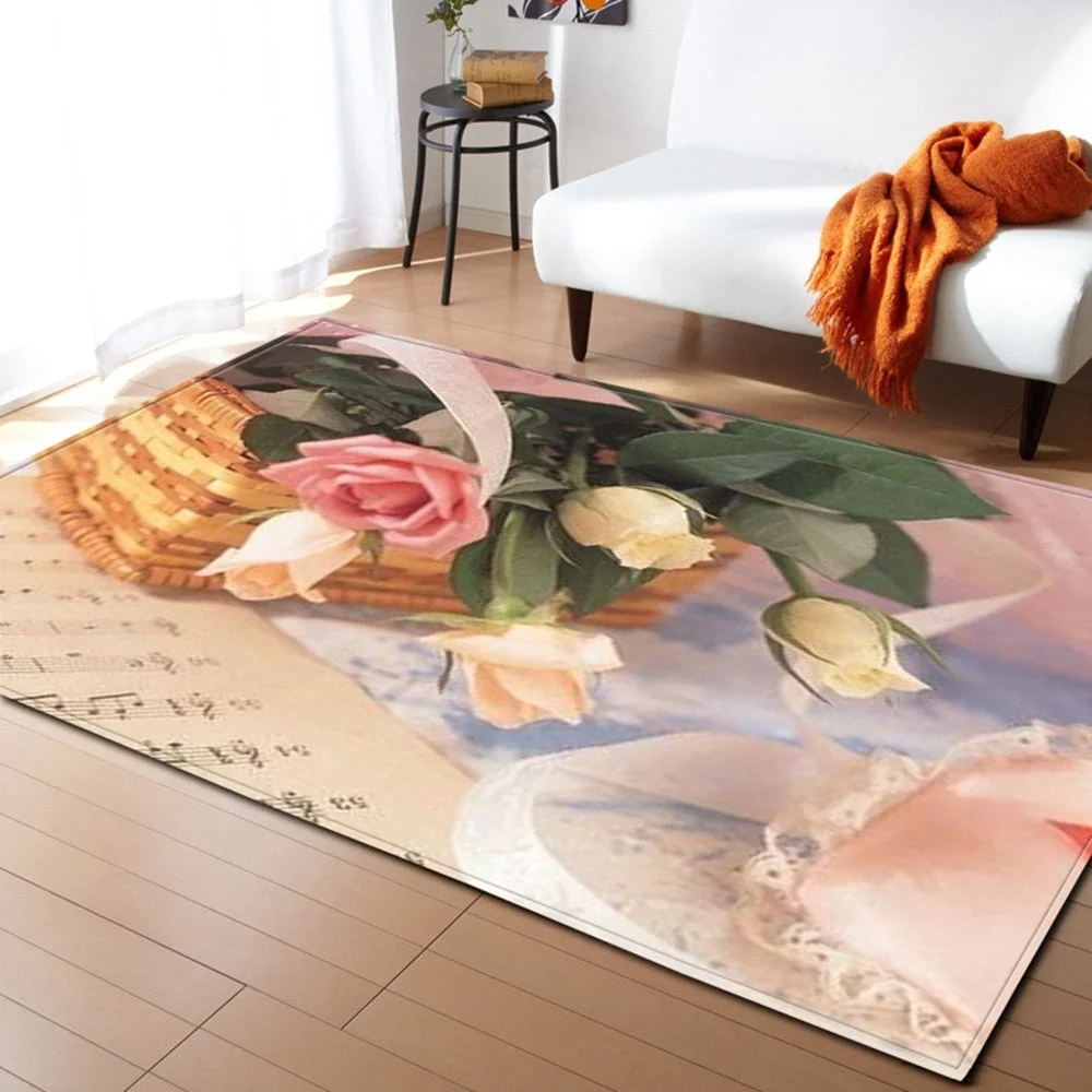 Bedroom Living Room Carpet Home Valentine's Day Sofa Bedside Children's Decoration Large Rugs Hallway Balcony Bathroom Floor Mat