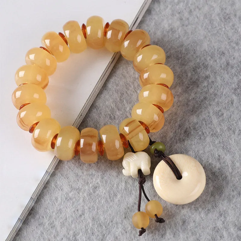 Tibetan Sheep Horn Lucky Bracelet