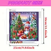 Schneemann 5d DIY Diamond Art Malerei Sets spezielle Form Teilbohrer Kunst 30x30cm