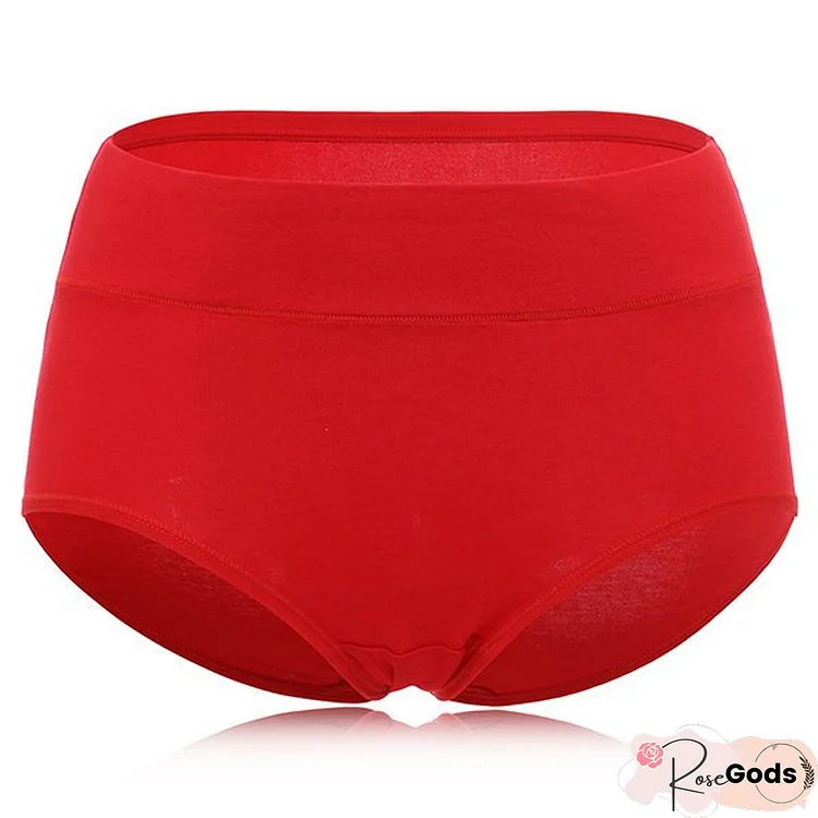 Cotton Seamless Solid Panty Breathable Briefs