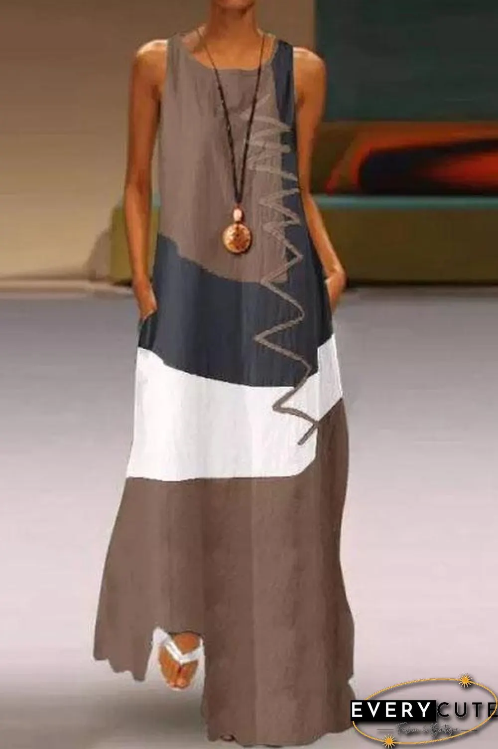 Fashion Show Stitch Maxi Dress