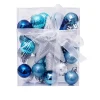30PCS New Year Christmas's Tree 3/11CM Decor Balls Set