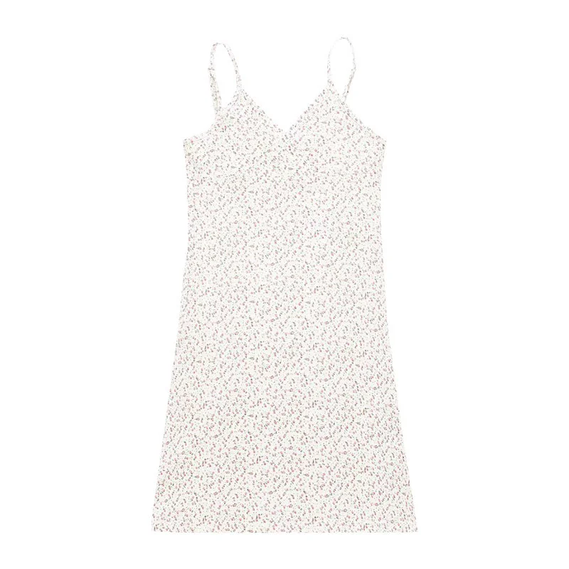 Uveng Uveng Desire Retro Print V-Neck Dress Female Summer 2024 New Floral Dress Women's Clothing