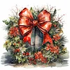 Diamond Painting-DIY Full Round Drill Christmas Wreath(40*40 CM)