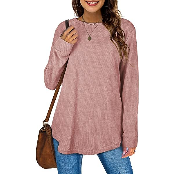 Women's Casual Solid T Shirts Twist Knot Tunics Tops Blouses