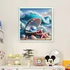 Beach Scenery Shells-11CT Stamped Cross Stitch 50*50cm/19.69*19.69in tapestrymarket