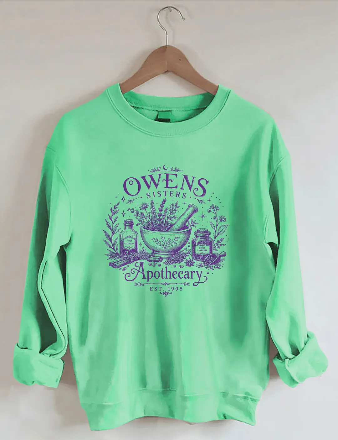 Magic Practical Owens Sisters Apothecary Sweatshirt