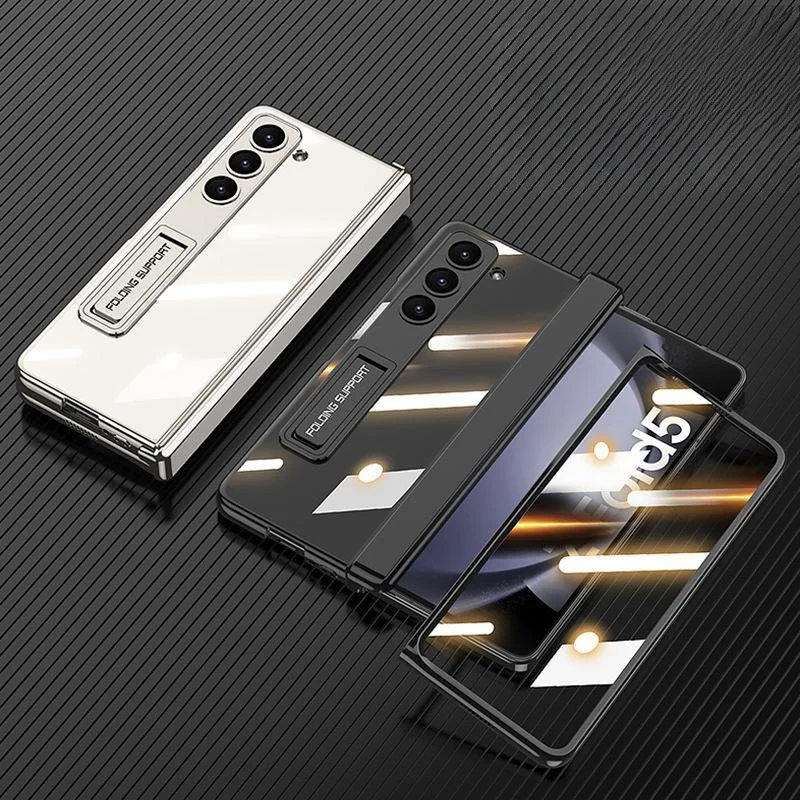 Suitable for Samsung Z Fold series eye protection full-coated film electroplated shock-proof mobile phone case