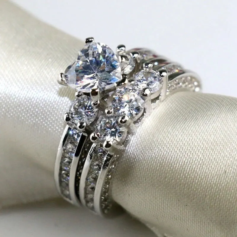 'Spring Heart' Rings