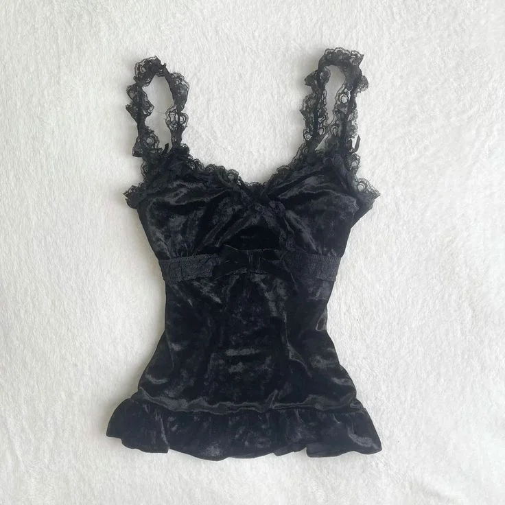 Aonga Harajuku Summer Aesthetic Y2K Female Halter tops Women Vintage Solid Casual Maiden Sleeveless Tide Singlet Cute Fashion Camisole aonga