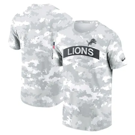 Men's Detroit Lions  White 2024 Salute To Service Big &amp; Tall Performance T-Shirt