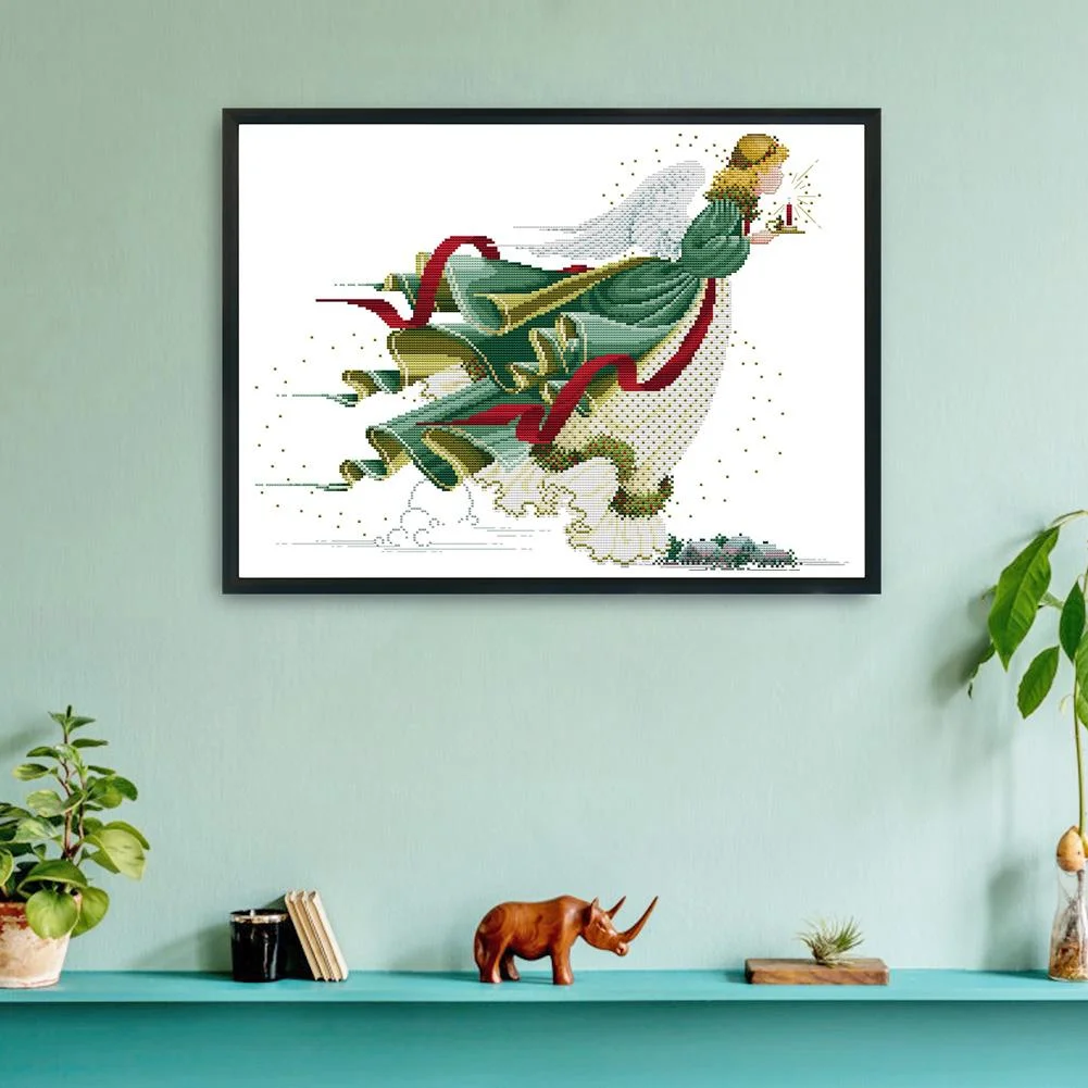 14ct Stamped Cross Stitch - Angels(52*38cm)