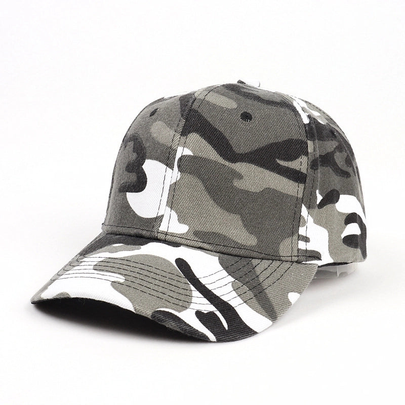 Baseball Cap Men’s Sun Hat Fishing Cap Outdoor CS Camouflage Sun Hat Military Training Sports Group Building Middle-aged Hat