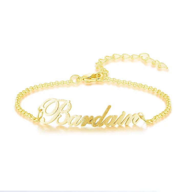 Personalized Bracelet Custom 1 Name Bracelet Gift For Women