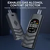 Breathalyzer with LCD Display and 5 Mouthpieces Portable Breath Alcohol Tester