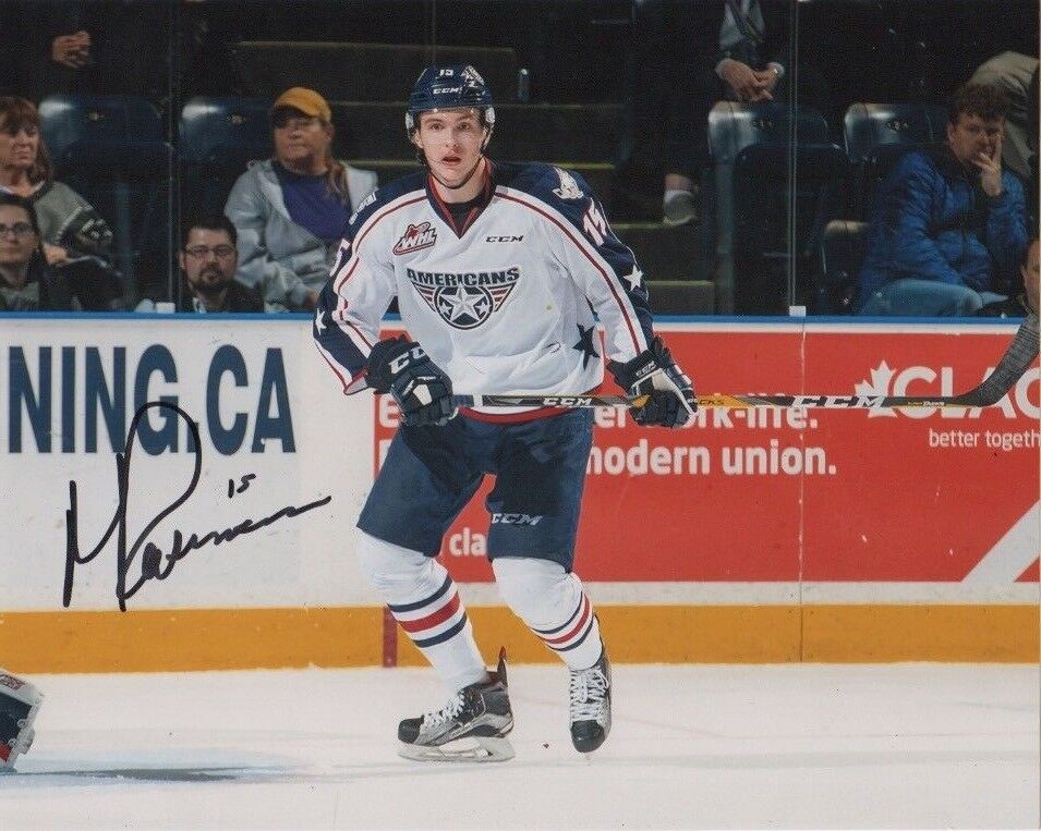 Tri City Americans Michael Rasmussen Autographed Signed 8x10 NHL Photo Poster painting COA A