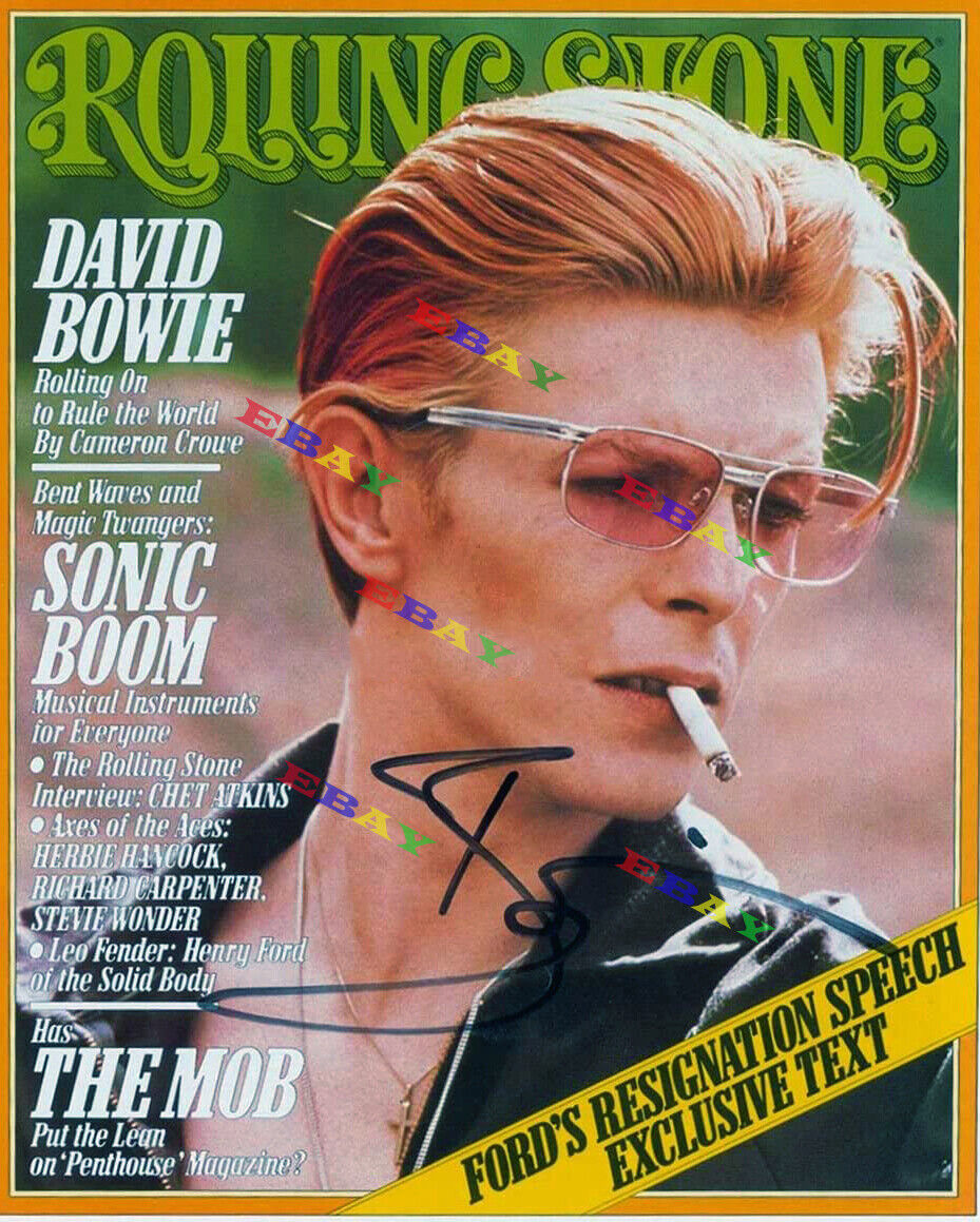 David Bowie Autographed signed 8x10 Photo Poster painting Reprint