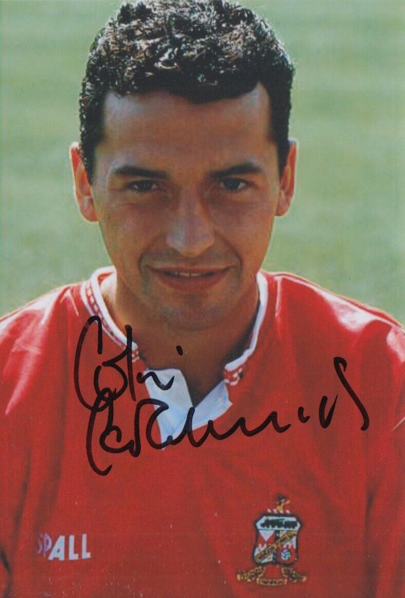 COLIN CALDERWOOD HAND SIGNED 6X4 Photo Poster painting SWINDON TOWN FOOTBALL AUTOGRAPH