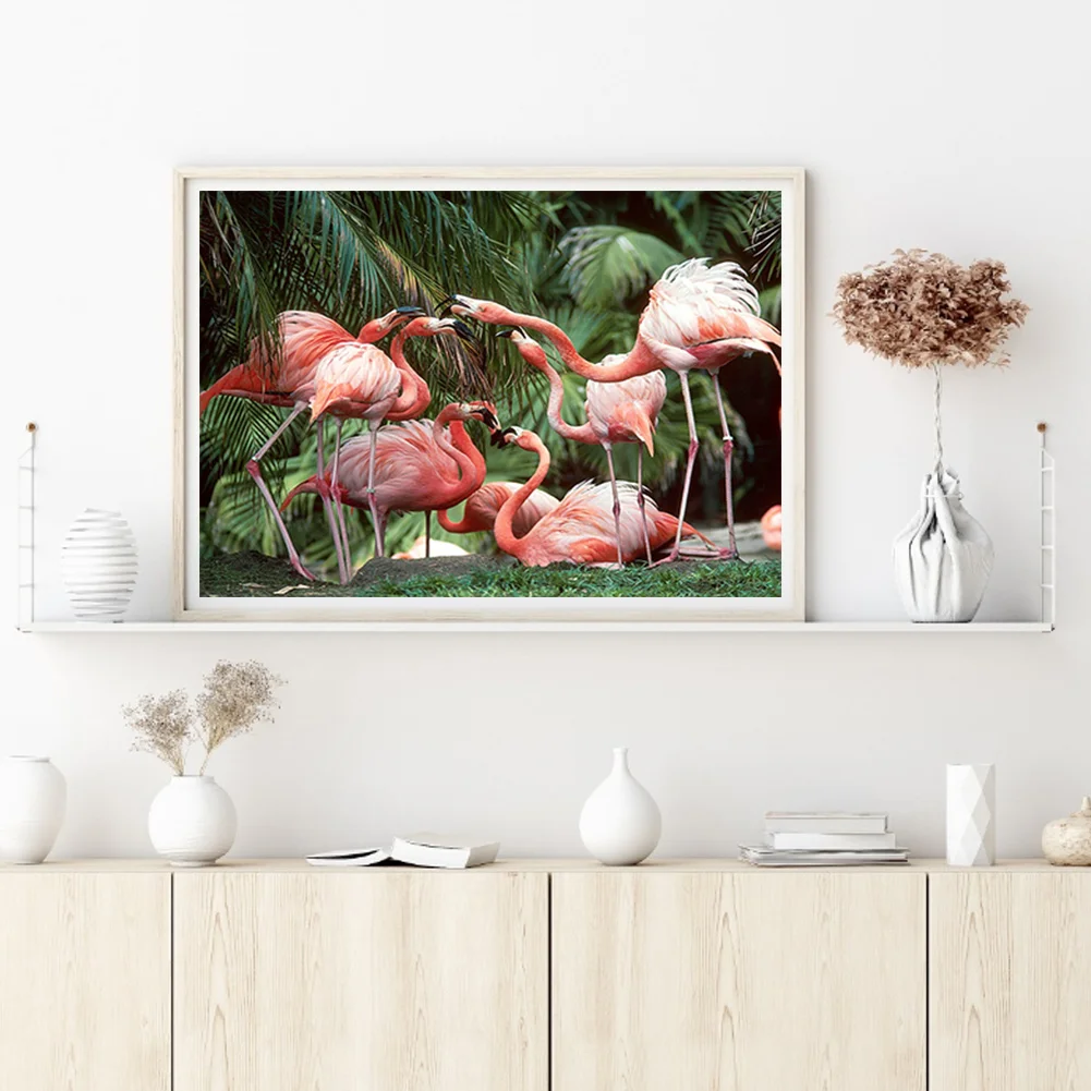 DIY Paint By Number 50*40cm - Flamingo