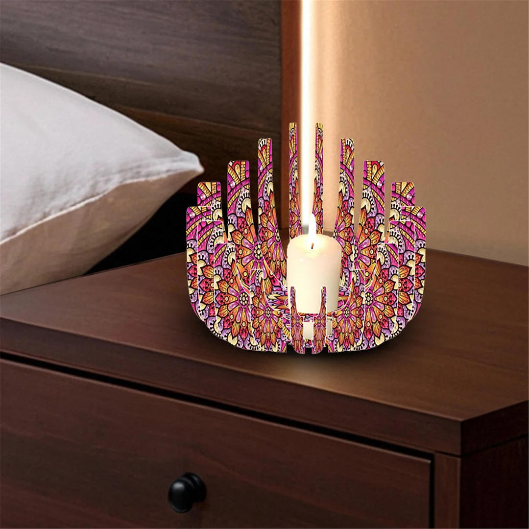 DIY Diamond Art Painting Kits of Candle Holder for Aromatherapy & Home Decor