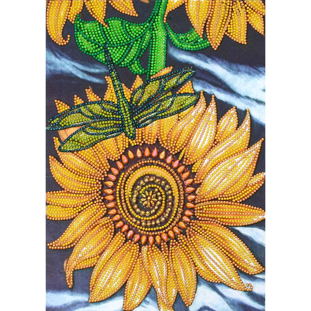 

30*40CM - Special Shaped Diamond Painting - Yellow Sunflower, 501 Original