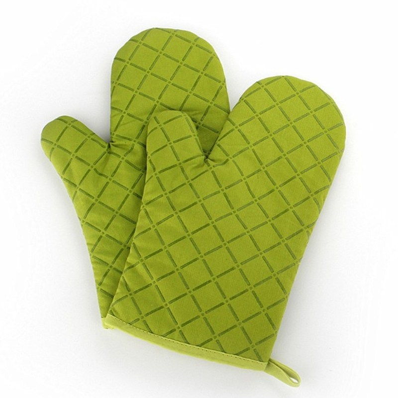 

Silicone Non-Slip Heat-Resistant Baking Gloves, Green, 501 Original
