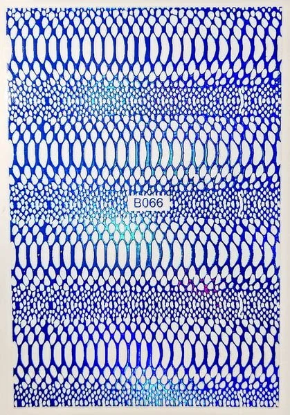 New 3D Bohemia Self-Adhesive Neon Curve Serpentine Letter Stripe Nails Stickers Acrylic Decorations Manicure Design-Nail Inspo