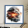 Silhouette Lion-11CT Stamped Cross Stitch 50*50cm/19.69*19.69in