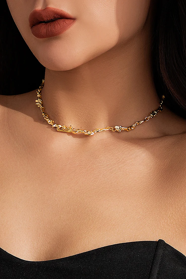 Alloy Irregular Fashionable Geometric Necklace