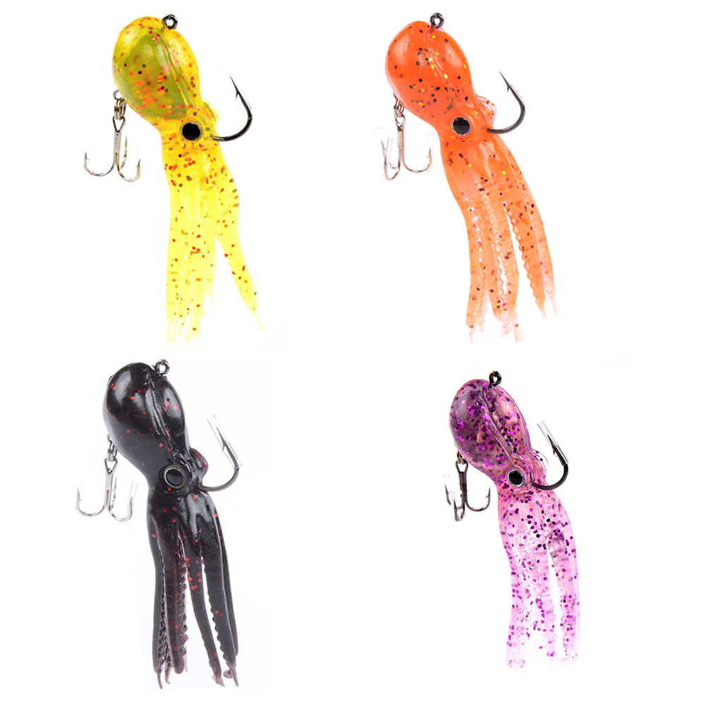 

9cm 23g Fake Fishing Octopus Soft Swimbait Artificial Bionic Fishing Lure, 501 Original