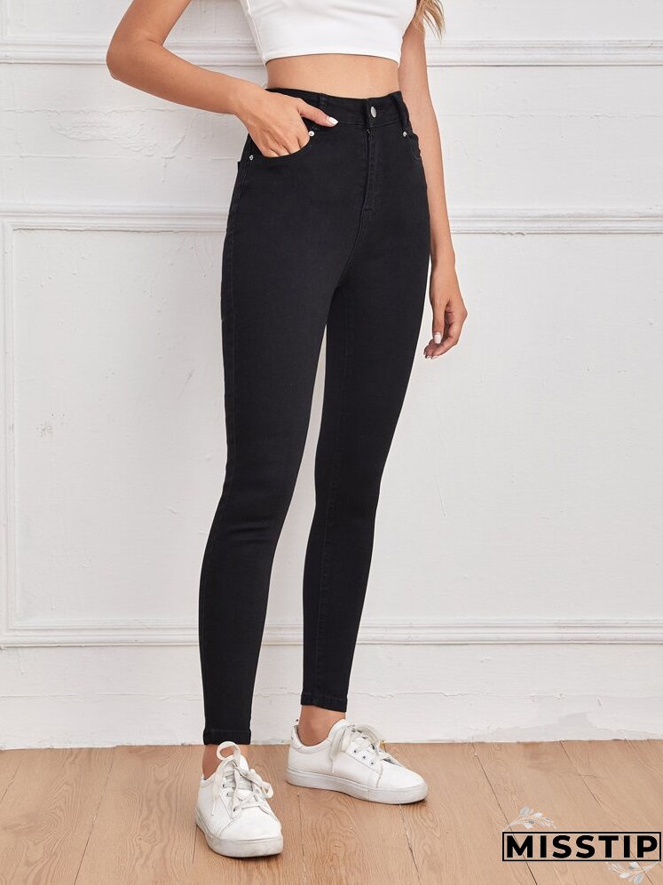 High Waist Skinny Jeans