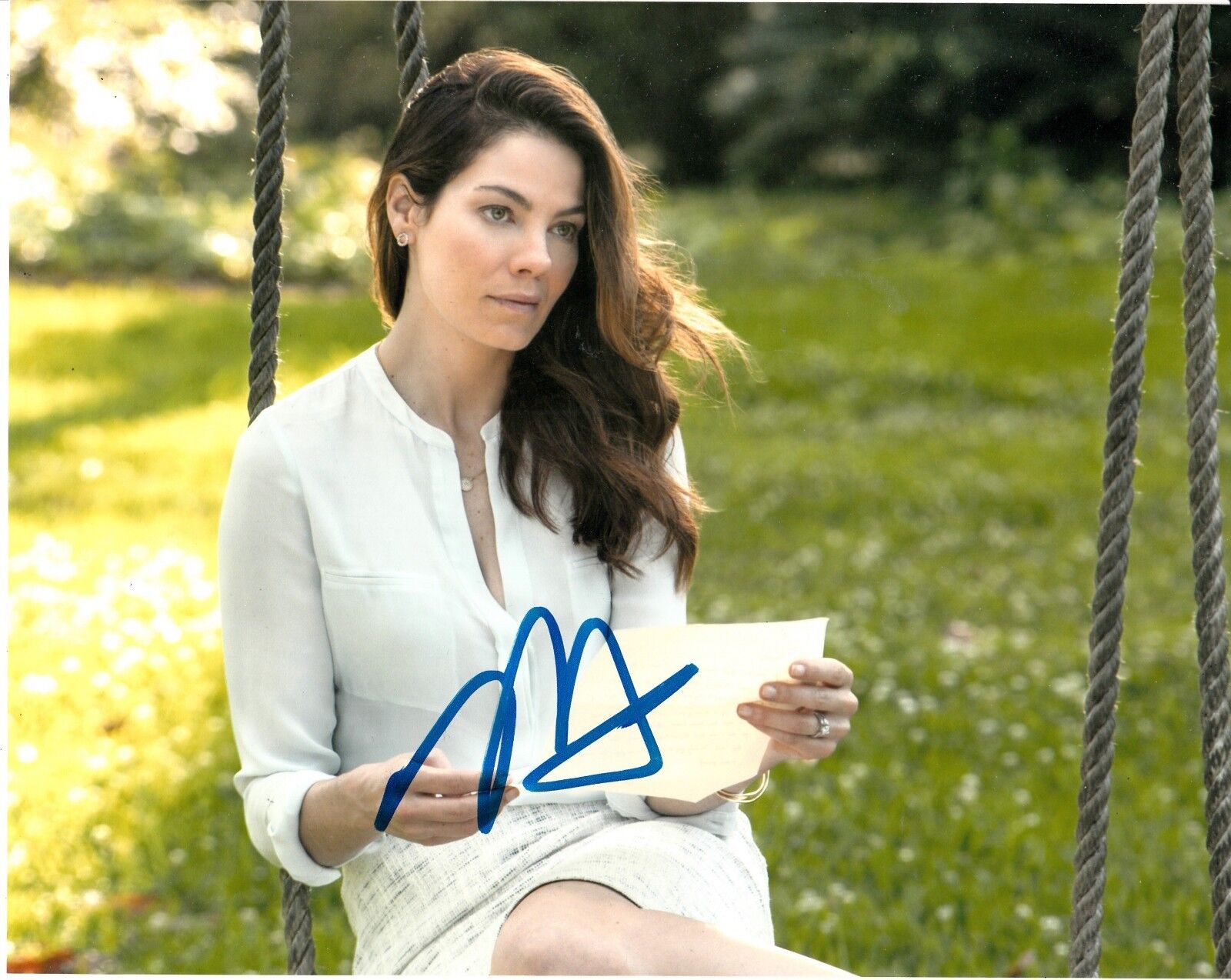 MICHELLE MONAGHAN SIGNED SEXY Photo Poster painting UACC REG 242 (1)