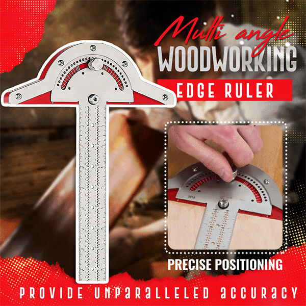🔧Ultra-precision ruler square T-shaped woodworking scriber measuring tool