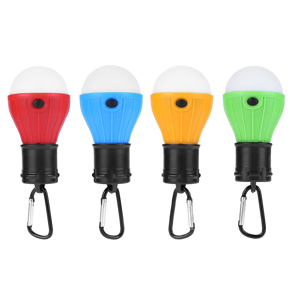 

4pcs Camping Tent Light Outdoor Hiking Hanging LED Bulb Lamp with Carabiner, 501 Original