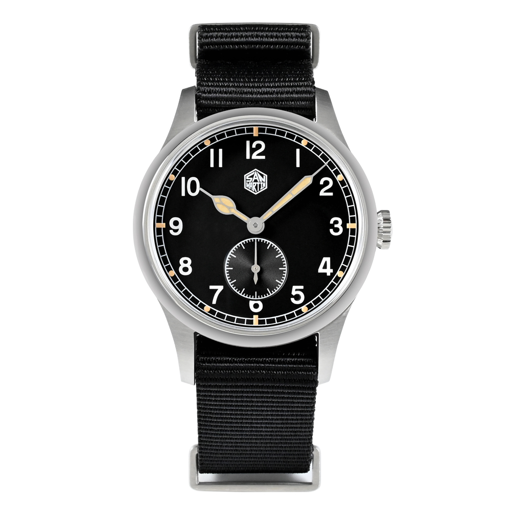 ★Sunshine Savings★San Martin 36mm RONDA 6004 Pilot Watch SN0105-XA San Martin Watch san martin watchSan Martin Watch