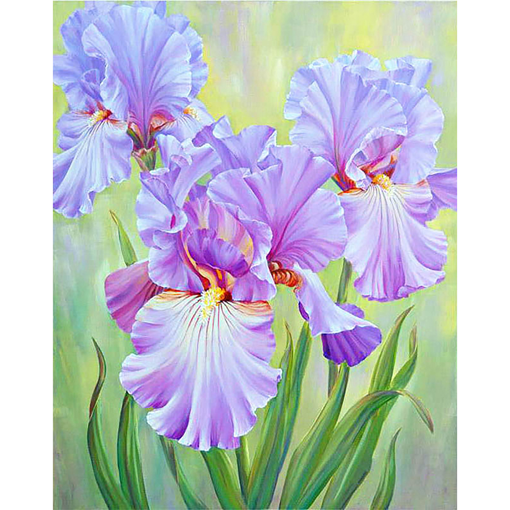 

30*40CM - Round Drill Diamond Painting - Blossom Flowers, 501 Original