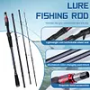 1.8M Fishing Rod 4 Section Rod Ultralight Spinning Casting Lure Fishing Rod