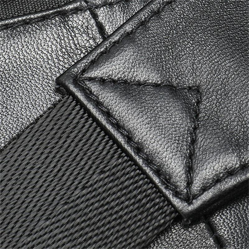 High Quality Men's Crossbody Bag Sheepskin Sports Phone Bag With Earphone Hole