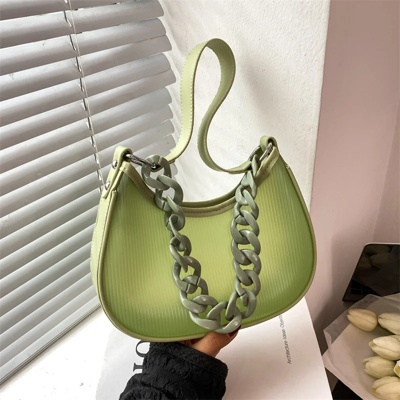 Fashion Thick Chain Handheld Shoulder Underarm Bag | IFYHOME