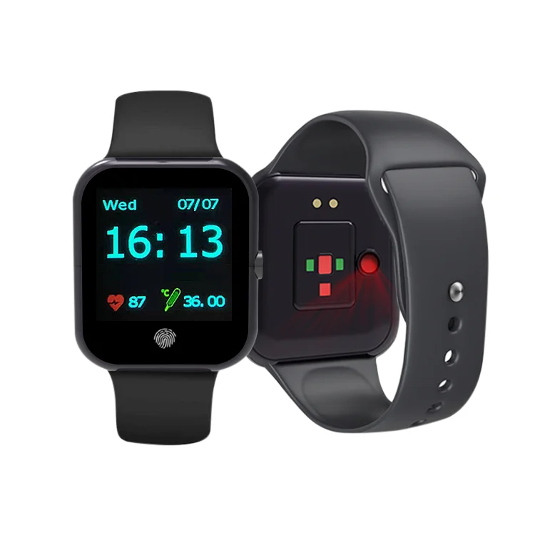 RFID Body Temperature Wristband IP67 Waterproof Sleep Fitness Health Tracker Smart Bracelet 7
