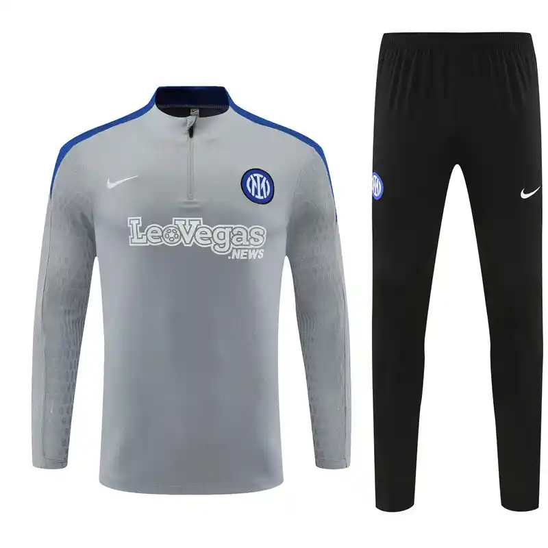 24/25 Player Version Inter Milan Light Grey Track Jacket