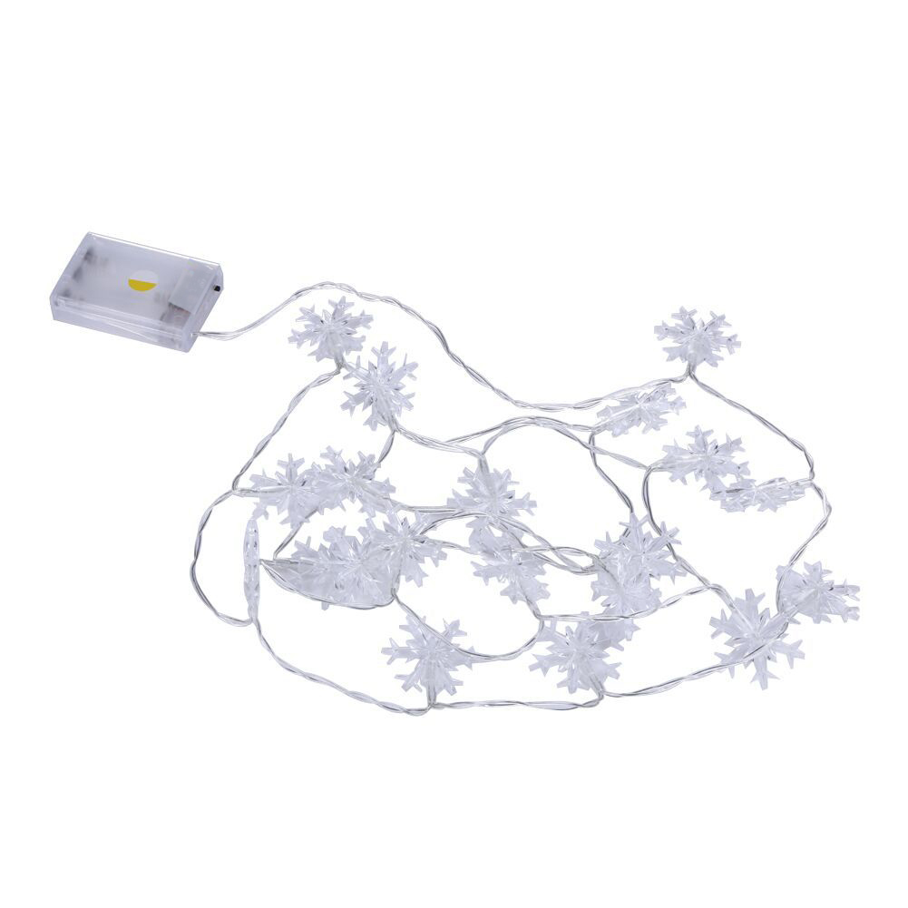

Christmas Snowflake Light String Romantic Bedroom Decor Fairy Ribbon Lamp, 501 Original
