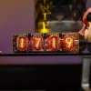Cyberpunk Soviet IN12 Nixie Tube Glow Retro Nostalgic Electronic Clock Alarm Desktop Gift Creative Ornaments