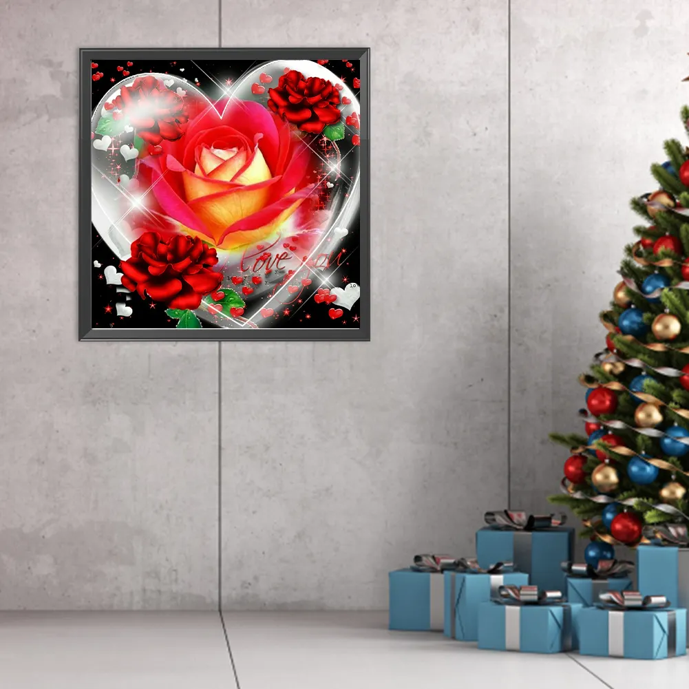 DIY Paint By Number 40*40cm - Rose