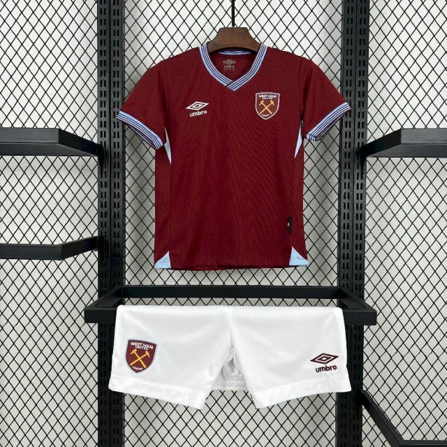 Kids West Ham United 25/26 Home Football Kit