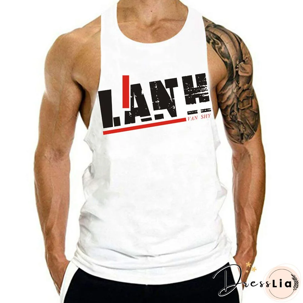 Sports Vest Men's Loose Muscle Sleeveless T-shirt