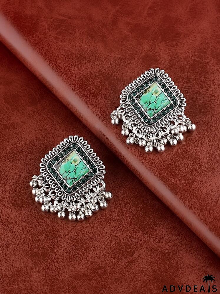 Geometric Drop Earrings