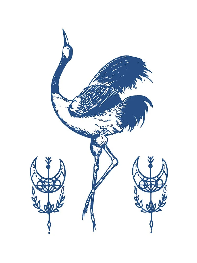 S41-89 herbal tattoo stickers juice semi-permanent non-reflective vegetation female waterproof male durable sticker simulation