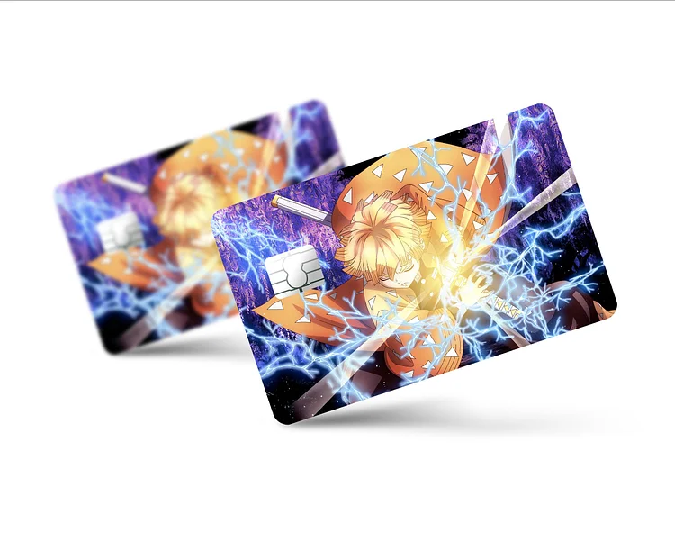 Demon Slayer Zenitsu Lightning Credit Card Skin（Buy 2 Get 2 Free）